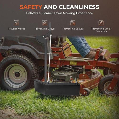 Grass Flap Chute Blocker, for Ferris Snapper Pro 61” ICD Deck, Heavy Duty Steel Lawn Mower Discharge Cover Fits IS700Z ISX800 IS2100Z IS3100Z IS3200Z ISX3300