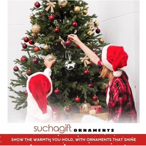 Airplane Ornament - Pilot Gifts for Men - Airplane Ornaments for Christmas Tree, Plane Aviation Ornaments - Travel Gifts for Travelers, Airplane Lovers, Flight Attendant - Acrylic Ornament