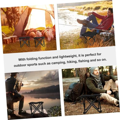 Lightweight Outdoor Folding Chairs for Fishing Outdoor Activities Oxford Fabric Compact Easy Storage