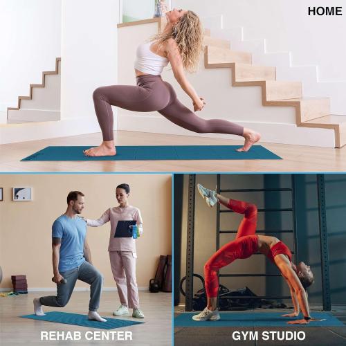Foldable Yoga Exercise Mat – Lightweight, Anti-Slip, and Easy to Store for Yoga, Pilates, Home Workouts, and Floor Exercises