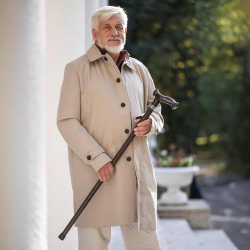 Asterom Walking Cane for Men & Women - Handmade, Ergonomic, Wooden Canes - Cool Walking Sticks for Seniors
