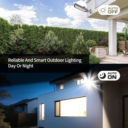 480W LED Parking Lot Light,Commercial Flood Light for Large Area | 72000LM Shoe Box Street Light with Dusk to Dawn Photocell,5000K IP65 Waterproof Adjustable wall Mount,110-277V