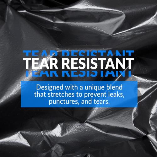 Reli. 13 Gallon Trash Bags | 250 Bags | Black | Tall Kitchen | Strong | Garbage