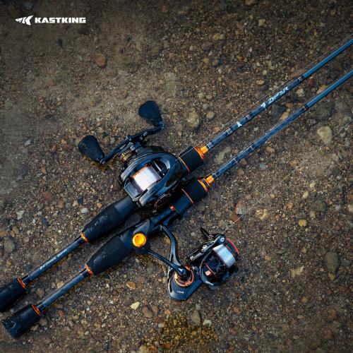 KastKing Zephyr Spin and Bait Finesse Fishing Rod, Lightweight Casting & Spinning Rods, IM6 Graphite Blanks, Cast Lure Down to 1/64oz, Zirconia Ring, Split Reel Seat, EVA Handle, Alignment Marker