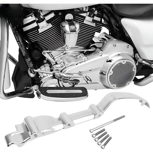 Chrome Inner Primary Covers Trim for Harley Touring 2017-2025 | Fit Electra Glide, Road King, Road Glide, Street Glide, Freewheeler, Ultra Limited 17-25