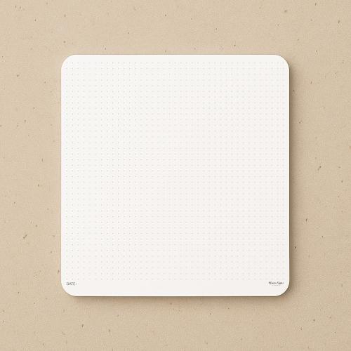 CLEVER SIGNS Mouse Pad Notepad for Professionals – 8.3 x 8.3 (210mm x 210mm),  – Premium Dotted Memo Desk Pad with Cardboard Back Support – Perfect for Note-taking, Planning, Sketching & Journaling