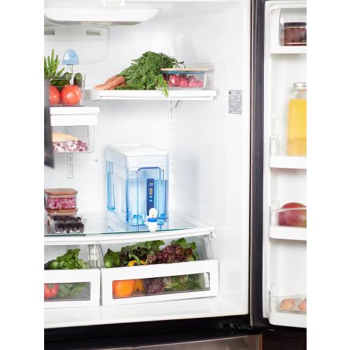 ZeroWater 32-Cup Ready-Read 5-Stage Water Filter Dispenser with Instant Read Out - 0 TDS for Improved Tap Water Taste - IAPMO Certified to Reduce Lead, Chromium, and PFOA/PFOS