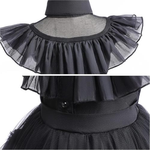 Toddler Baby Girls Black Dress Kids Black Party Costume 1-2 Years