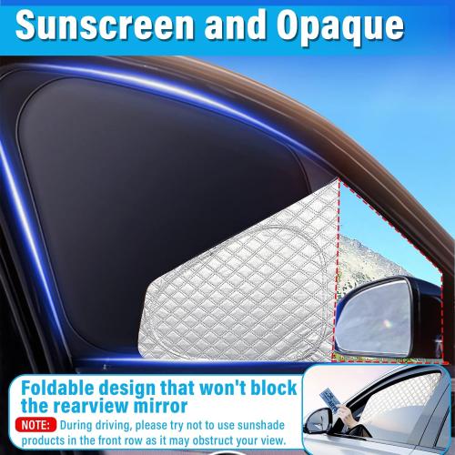 KMF 7pcs Thicken Full Window Sun Shades for Tesla Model 3 Accessories 2020-2024, Car Window Covers Sunshade for Windshield Side, UV Block Visor and Privacy Blackout for Camping Outdoor