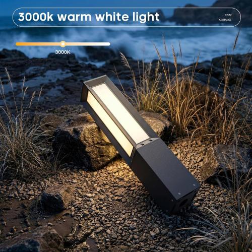 32 Solar Lanterns Outdoor Waterproof IP65 LED Outdoor Floor Lamp | 3000K Floor Lamps, Dusk to Dawn Large Solar Lantern, Modern Lanterns for Porch Patio Garden Landscape Lighting