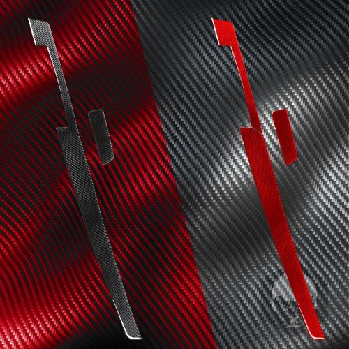 NVCNX Real Carbon Fiber Trim for Toyota RAV4 Interior Accessories | for 2013-2018 2014 2015 2016 2017, Dashboard Warning Light Switch Button Panel Cover, Thick Overlay Sticker Decal