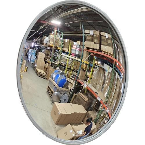 26” Acrylic Outdoor Convex Security and Blind Spot Mirror for Parking, Garage, Store, Warehouse, Office and More- Vision Metalizers