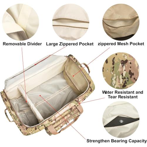 Mountain Land 120L Duffle Bag for Men and Women Large Luggage Bag with Wheels Travel Suitcase