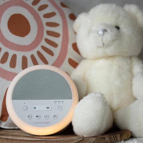 Yogasleep Nod White Noise Sound Machine, With Soft Night Light & Sleep Timer, 20 Sound Options Including Lullabies, Nature & Pink Noise, Sleep Aid For Baby & Adults, Noise Canceling For Office Privacy