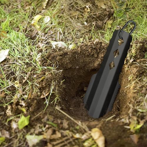 Ultralight Backpacking Trowel, Poop Shovel Shovel & Camping Tool, Black