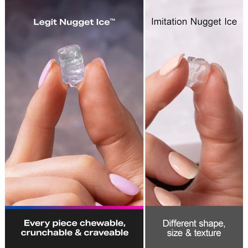 Profile GE Profile Opal 2.0 XL with 1 Gallon Tank, Chewable Crunchable Countertop Nugget Ice Maker, Scoop Included, 38 lbs in 24 Hours, Pellet Ice Machine with WiFi & Smart Connected, Black Stainless