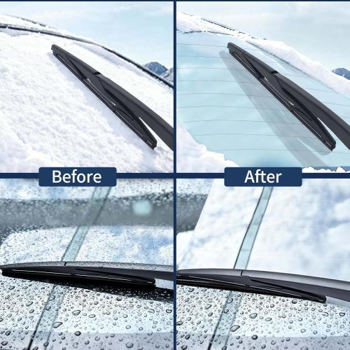 12 Rear Wiper Blades for Nissan Pathfinder Murano/Honda HR-V CR-V/Toyota Corolla Hatchback/INFINITI QX55 QX50, 12 Inch Back Windshield Wiper Replacement OEM Automotive Accessories