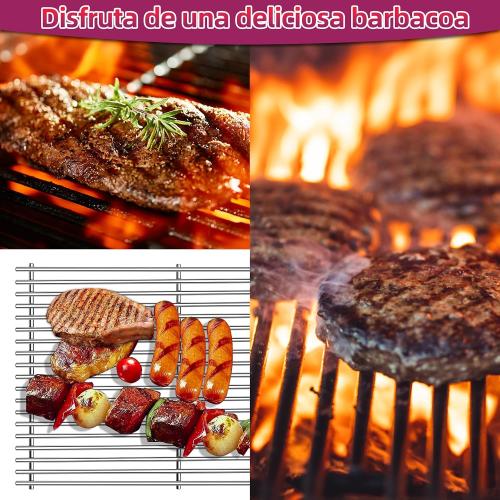 66095 Cooking Grids With 66795 Flavorizer Bars Heat Deflector For Weber Genesis 2 Grill Parts,for Weber Genesis ii 300 Series,Replacement For Weber Genesis ii E-310 E-315 E-325 E-330 E-335 S-310
