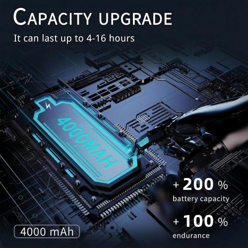 FrSara Portable Fan,Personal Neck Fans that Blow Cold Air,Upgraded 4000mAh