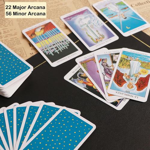 Cartas de Tarot en Español: Spanish Tarot Cards, Originales Cartas Tarot con Guia para Principiantes - Cartas de Tarot