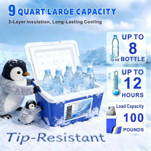 Cold Therapy Machine, Built-in 3000mAh Battery, Cold Therapy for Knee Replacement, Ice Machine for Knee After Surgery, Cryotherapy Systems Suitable for Home use,