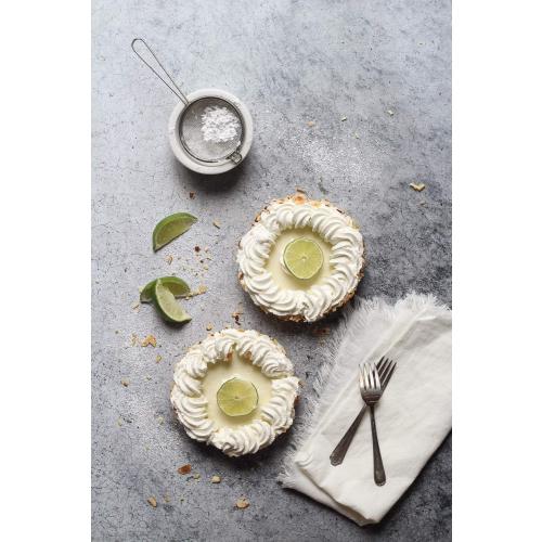 Bessie Bakes Super-Thin & Pliable Gray Concrete Replicated Photography Backdrop 2 Feet Wide x 3 Feet Long