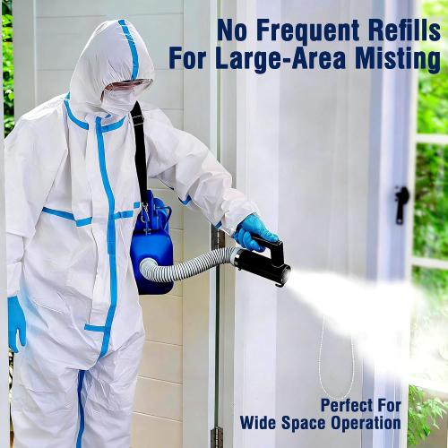 Electric ULV Fogger Sprayer, 8L/2.1Gal 1200W Portable Cold Mist Atomizer with Adjustable Flow Rate, 25-39Ft Spray Range for Home Garden Farm Indoor Outdoor