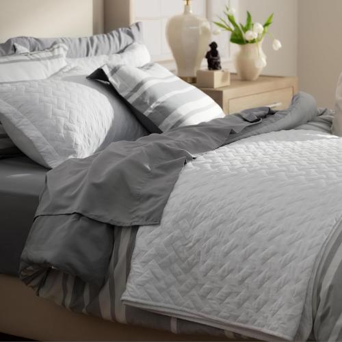 Bedsure Quilts King Size - Lightweight Bedspreads King Size with Basket Weave Pattern, Soft Quilt Bedding Set, White Comforter Set Coverlet for All Seasons with 2 Pillow Shams (106 x 96)