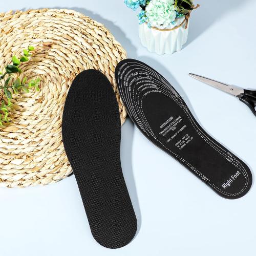 4 Pairs Shoe Inserts for Women Men, Memory Foam Shoe Inserts Soft Shoe Pads Inserts Breathable Shoe Sole Inserts Black Shoes Cushion Insoles Replacement Set for Women Men Kids Sneakers Flat Shoes