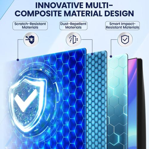 Magnetic 24 Inch Privacy Screen for Frameless Monitor 16:9 Aspect Ratio,Hanging Blue Light Screen Protector Eye Protection Anti-Spy Shield, 24in Removable Privacy Filter