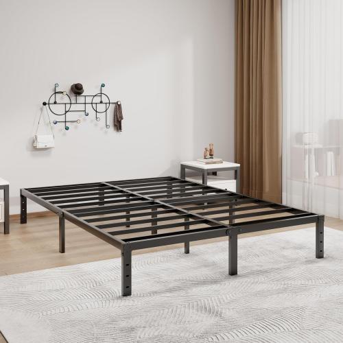 Metal Bed Frame Full Size - 12 Inch Heavy-Duty Full Platform Bed Frame No Box Spring Needed, Easy Assembly, Noise-Free, Sturdy Mattress Foundation, Underbed Storage Space