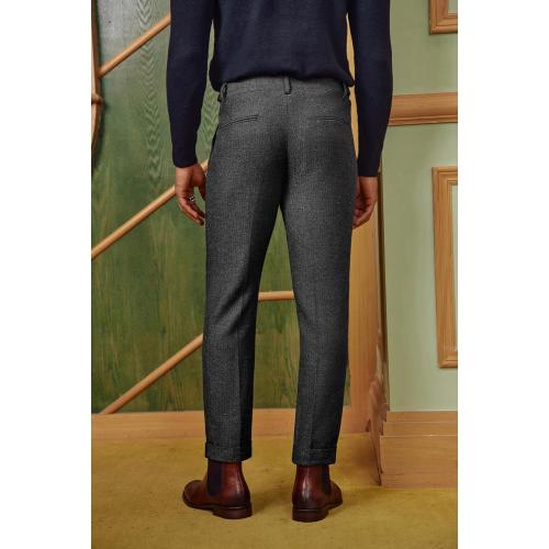 Size 44 LaFaurie Charles pants Suit Trousers Indigo