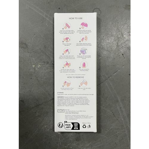 EBANKU Semi Cured Gel Nail Strips, 52PCS Pink Ombre Toe Nail Wraps & Gel Nail Stickers, UV Light Required, Long Lasting Gel Nail Wraps- Includes Nail File & Nail Stick