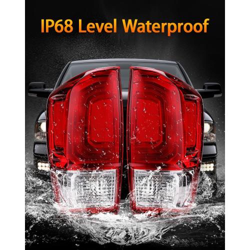 OKLPF Rear Brake Tail Lights Compatible With 2016 2017 2018 2019 2020 2021 2022 2023 Toyota Tacoma Pickup Replace 81550-04170,Red Taillights Assembly,Includes A Luxurious Box,Right Passenger Side