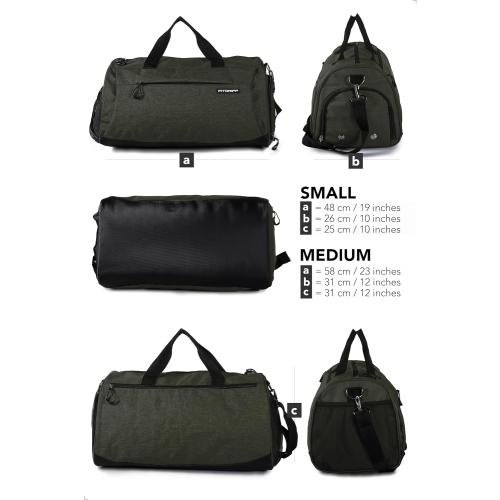 Fitgriff® Gym Bag for Men & Women with Shoe & Wet Compartment - Duffle Bag for Travel, Sports, Fitness & Workout