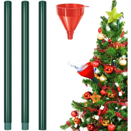 Christmas Tree Watering Funnel Longer Tree Funnel Watering Spout Tree Watering Device Christmas Tree Long Funnel Watering System Xmas Plant Watering Tool for Large Indoor Outdoor Plants (1)