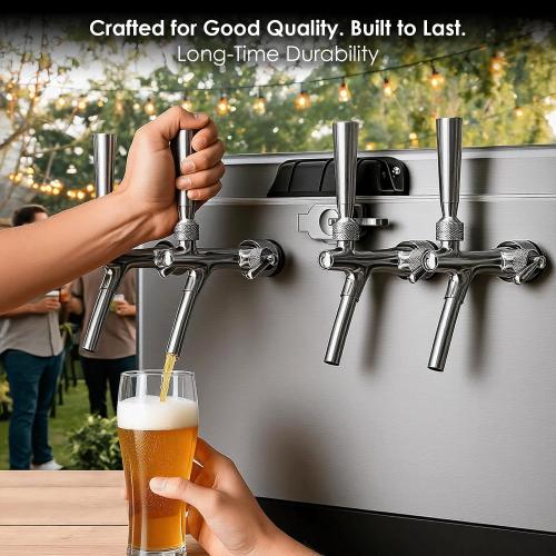 Stainless Steel Draft Beer Jockey Box Cooler with 4 Taps