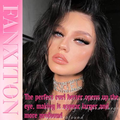 Volume Lash Clusters with Spiky Manga Lash Clusters 300D Eyelash Clusters 10-18MM Thick Wispy D Curl Cluster Eyelash Extensions 3D Fluffy Cluster Eyelash Extensions by FANXITON