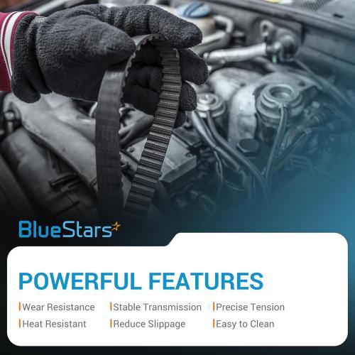 BlueStars Durable 729-17.7-30 Racing CVT Drive Belt - Compatible with 125cc 150cc GY6 157QMJ 152QMI Long-case Engine Scooter, ATV, Go Kart, Moped - Compatible with Baja, Jonway, Roketa, Sunl, Tank