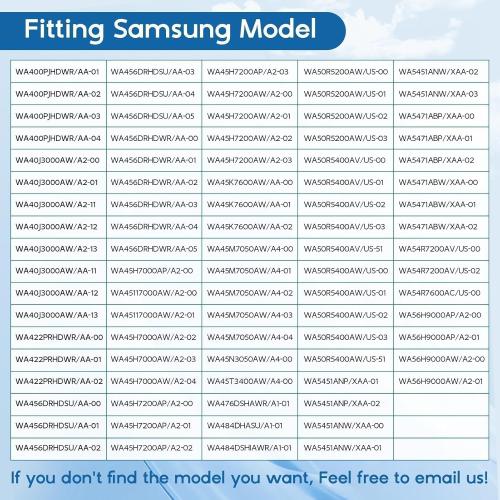 2026 Upgraded DC97-16350U DC97-16350T Washer Suspension Rods for Samsung WA50R5200AW/US WA50R5400AV/US WA45T3200AW/A4 WA45N3050AW/A4 WA50R5400AW/US Washing Machine Replace DC97-05280W DC97-16350S 4PCS