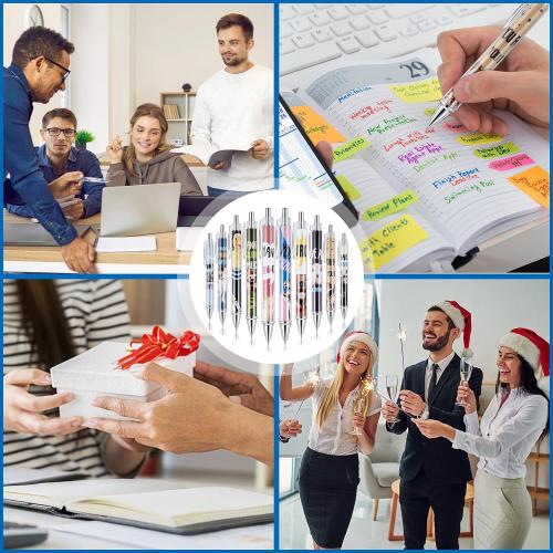 30 Pcs Employee Appreciation Animal Pens Gifts Pet Inspirational Pens Bulk Positive Animal Ballpoint Gifts for Coworker Teacher Students Nurse Doctor Staff Team