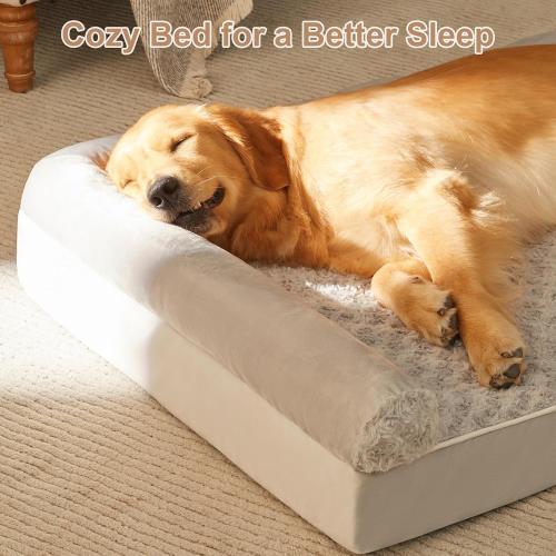 Dog Beds for Large Dogs, Orthopedic Dog Bed for Medium Large Dogs,Big Waterproof Couch Pet Bed with Removable Washable Cover