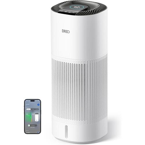 DREO Smart Evaporative Humidifier Large Room up to 1000ft², 800ml/h High Output Air Humidifiers for Bedroom, 10L, 50H Long Runtime with Precise Humidification for Plants, Home, Office, White, HHM774S‼️light dirt‼️