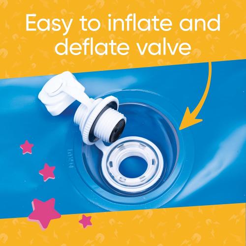 Hearthsong 8-Foot Inflatable Dome Rocker with 6 Handles - Children's Fun Play Equipment Blow Up Giant Bouncer Backyard Toy for Outdoor Game Activities for Boys and Girls Ages 5  (Max Weight 250 lbs)