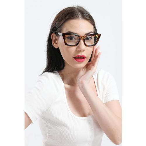 REAVEE 6 Pack Reading Glasses for Women Blue Light Blocking, Cute Square Computer Readers with Spring Hinge