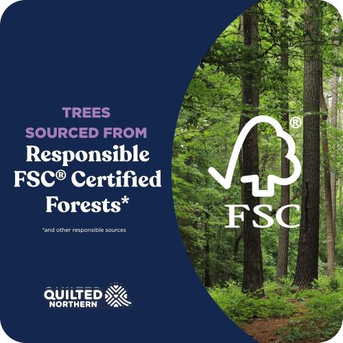 Quilted Northern Ultra Plush Toilet Paper, 6 Mega Rolls = 24 Regular Rolls, 3 Ply Soft Toilet Tissue | 3X Thicker*, Ultra Soft