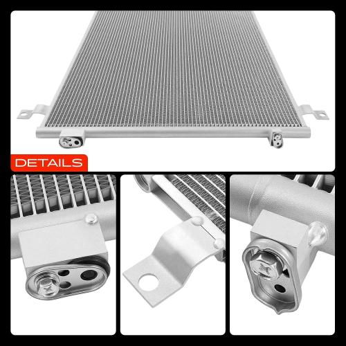 A-Premium Air Conditioning A/C Condenser Compatible with Acura MDX 2014-2018 & Honda Pilot 2016-2022, Passport 2019-2021, Ridgeline 2017-2023, V6 3.5L