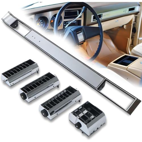 DP7898RNH DP2560 Dash AC Vent Plate Air Condition Cover for 1981-91 Chevy Blazer Suburban GMC Jimmy,for 1981-87 Chevrolet Silverado C10,3979751 14014536 A/C Dashboard Vent Kit for Chevy GMC 1981-87