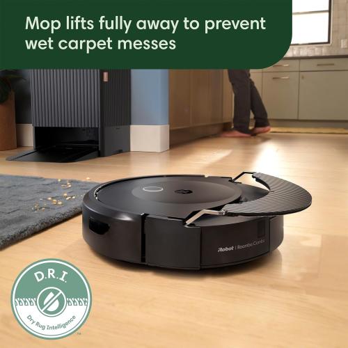 iRobot Roomba Combo 10 Max Robot Vacuum and Mop   AutoWash Dock (x0850) - Multi-Functional Base, Refills Bin, Washes & Dries It's Mop Pad, Self-Emptying, Auto-Retract Mop Pad, Avoids Obstacles