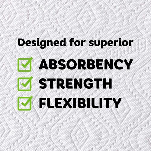 Bounty Quick Size Paper Towels, White, 8 Family Rolls = 20 Regular Rolls (Packaging May Vary)